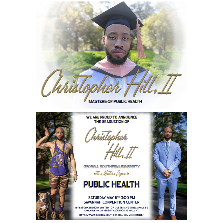 Chris Hill Graduation Invite